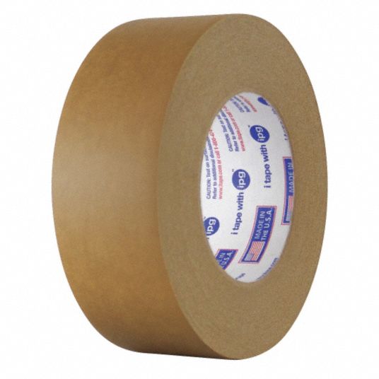 IPG Kraft Paper Masking Tape, Rubber Tape Adhesive, 7.5 Mil Thick, 48 mm x 54 4/5 M, 24 Pk - 71676g