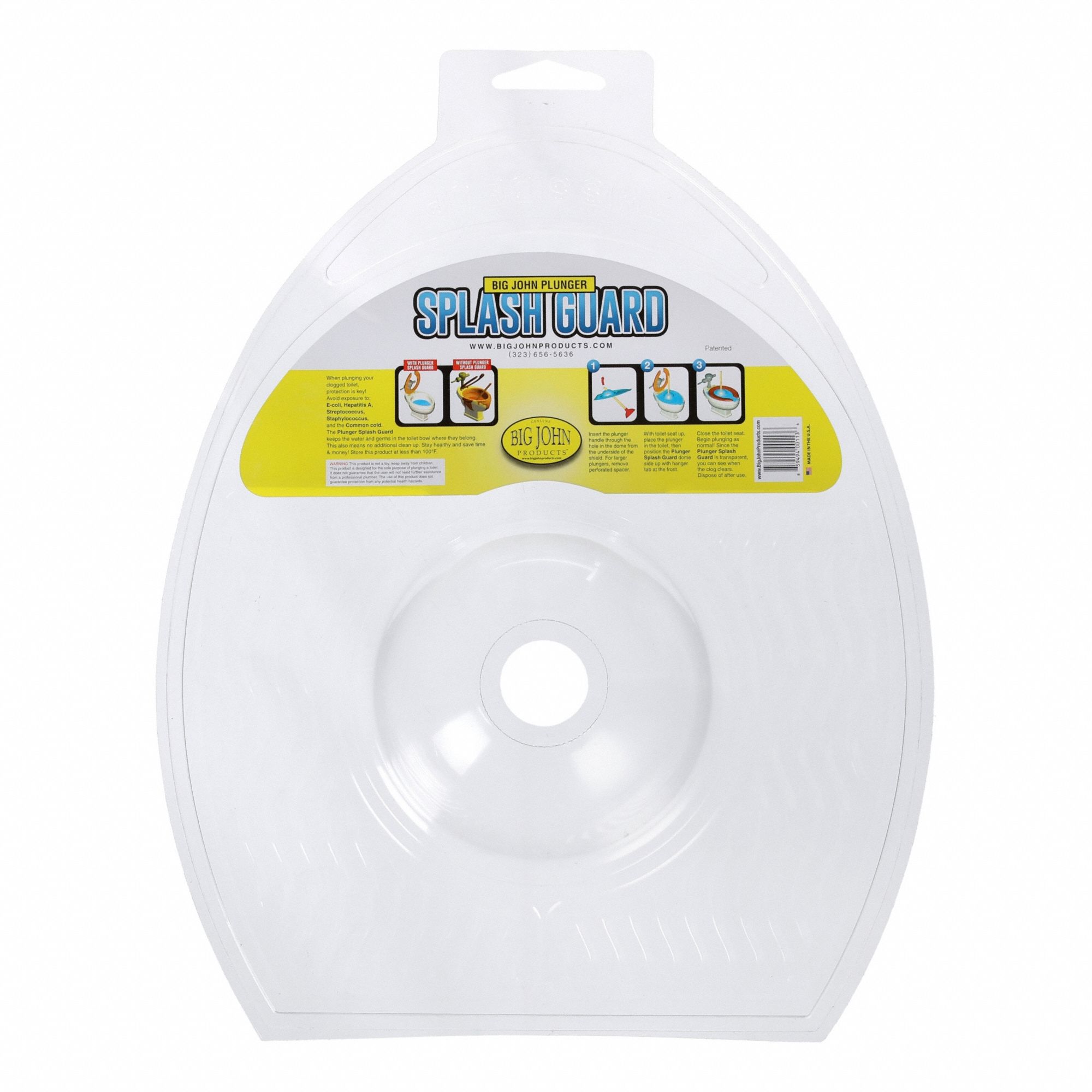 Plunger Splash Guard Plastic