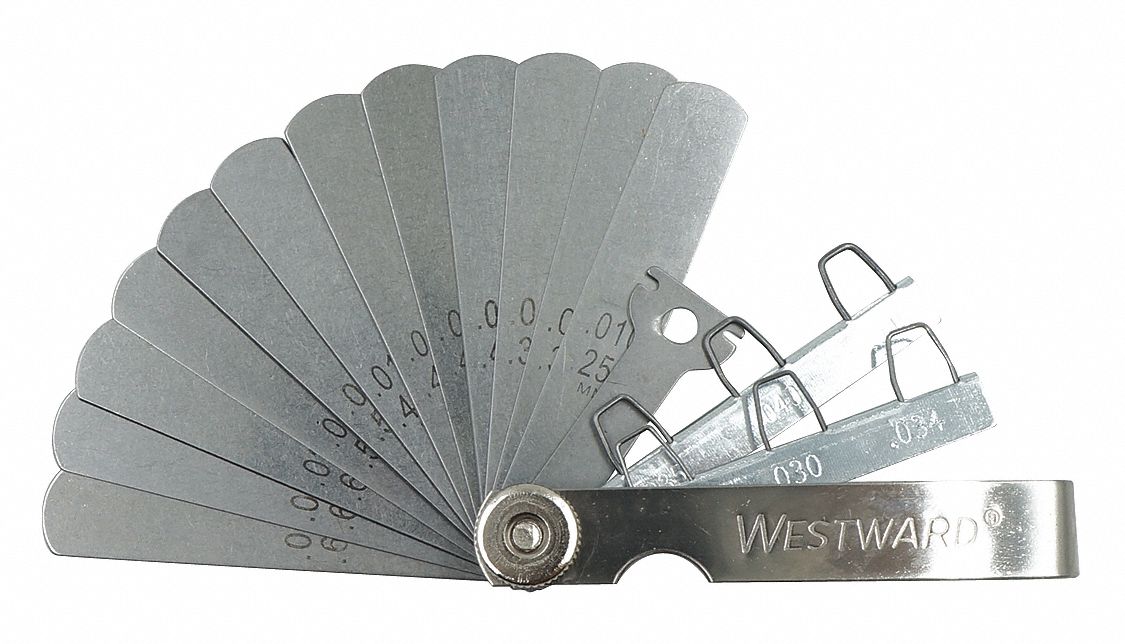 Spark Plug Gap and Feeler Gauge, Material Steel, Includes Gap Bender