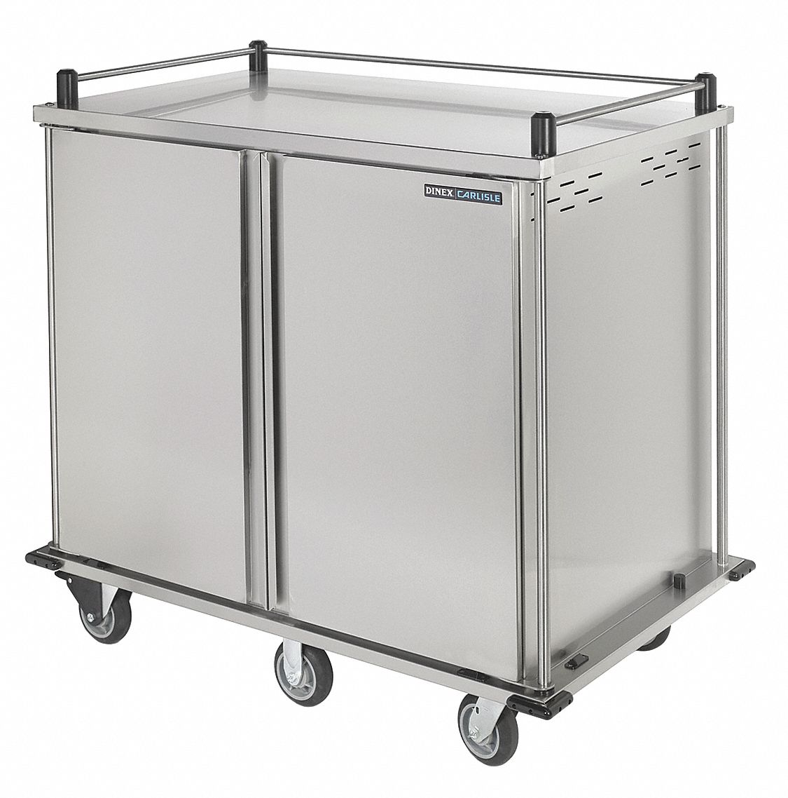 CARLISLE DINEX Food Tray Cart, 2Doors, 12Shelves, 24 Trays 40XC34