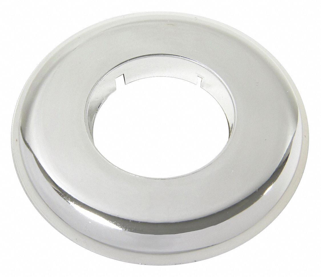 ESCUTCHEON RING: UNIVERSAL FIT, CHROME FINISH, 1½ IN W, 12 PK