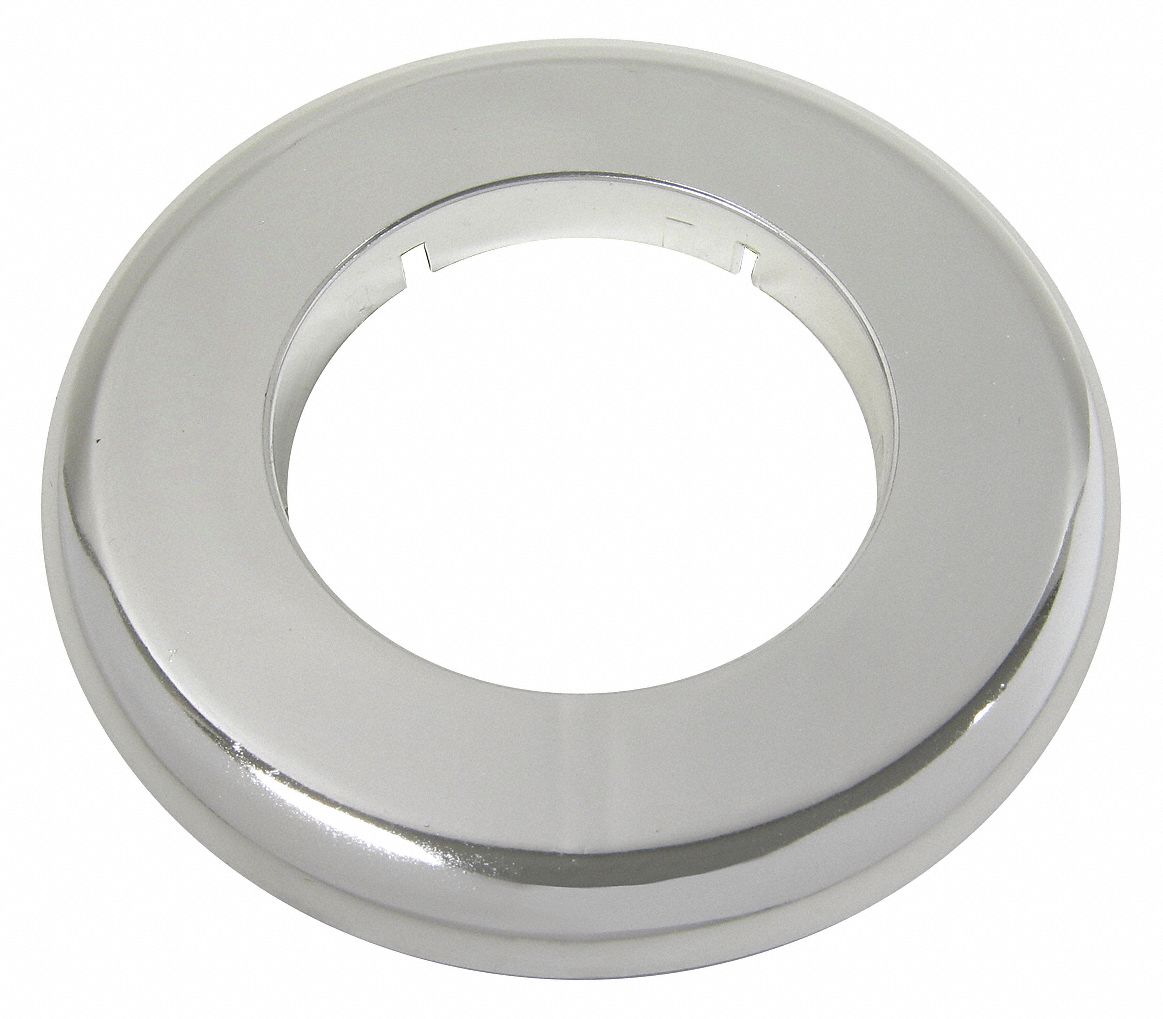 ESCUTCHEON RING: UNIVERSAL FIT, CHROME FINISH, 2 IN W, 12 PK