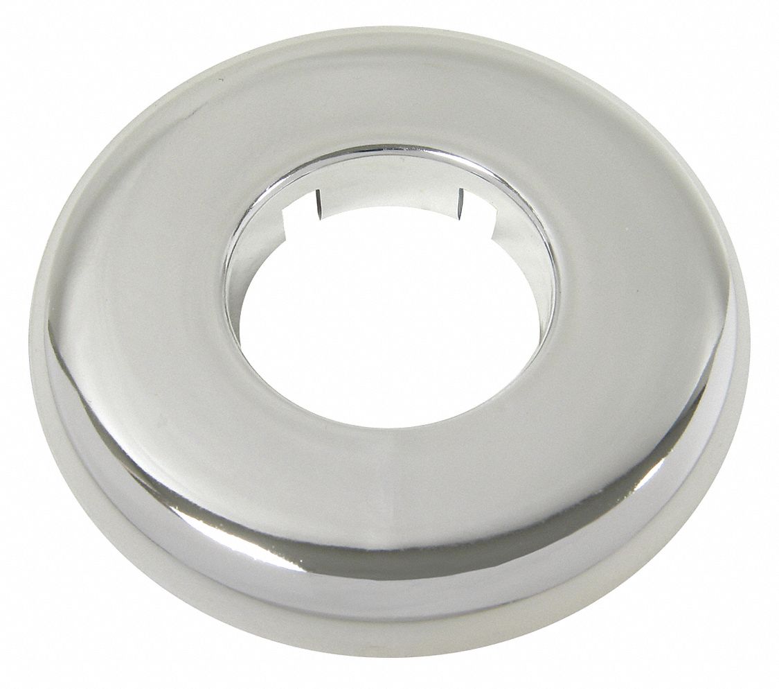 ESCUTCHEON RING: UNIVERSAL FIT, CHROME FINISH, 1¼ IN W, 12 PK