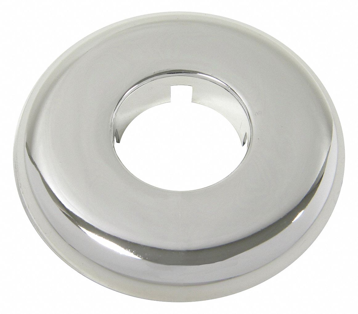 ESCUTCHEON RING: UNIVERSAL FIT, CHROME FINISH, 1 IN W, 12 PK