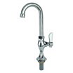 Gooseneck-Spout Single-Lever-Handle Single-Hole Deck-Mount Kitchen Sink Faucets image