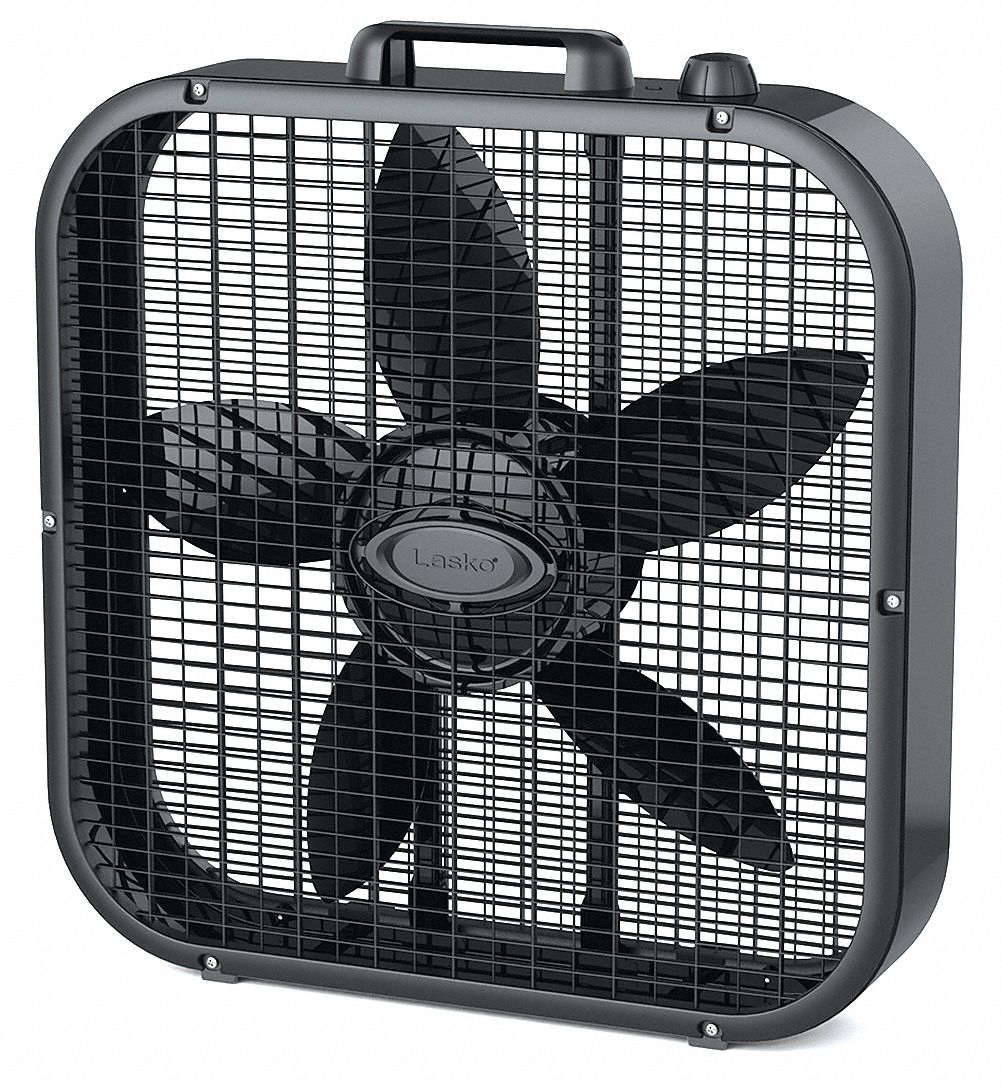 LASKO, 20 in Blade Dia, 3 Speeds, Box Fan - 40XD27|B20401 - Grainger