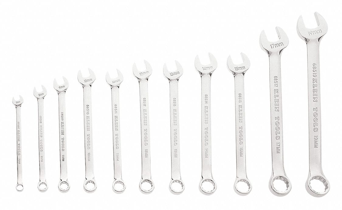 11-Piece Metric Combination Wrench Set