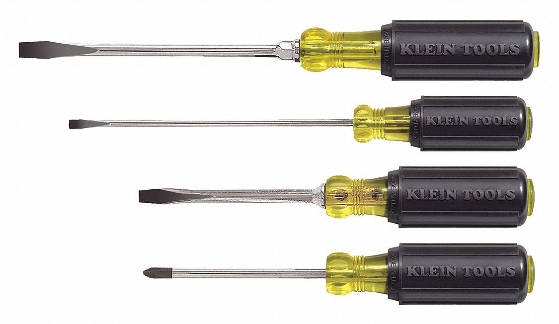 4-Piece Cushion-Grip Screwdriver