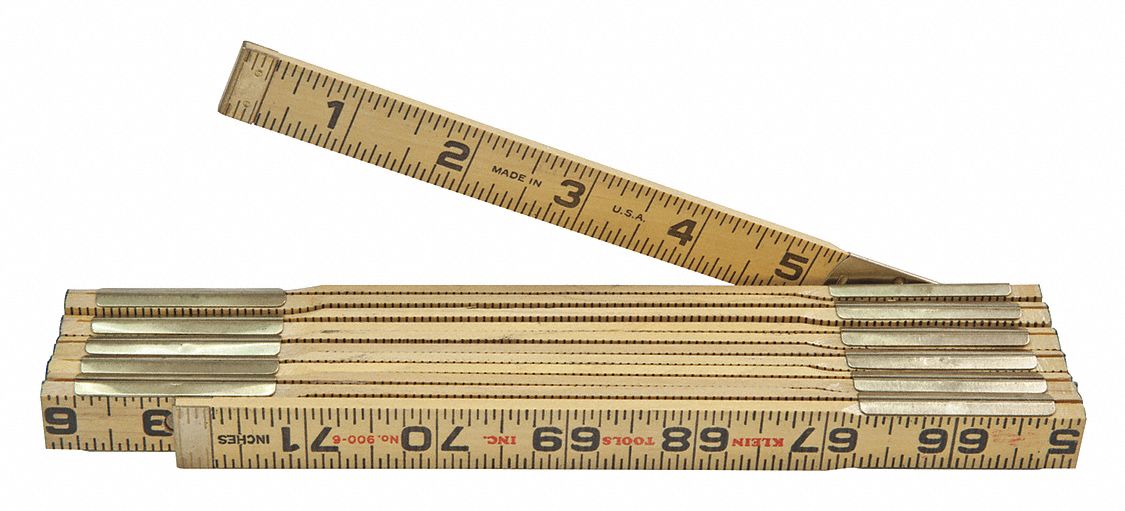 Wood Folding Rules - Inside Reading