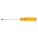 SCREWDRIVER, YELLOW PLASTIC HANDLE, 5/16 IN TIP, SAE, CHROME FINISH, NOT INSULATED, 13 3/16 IN L