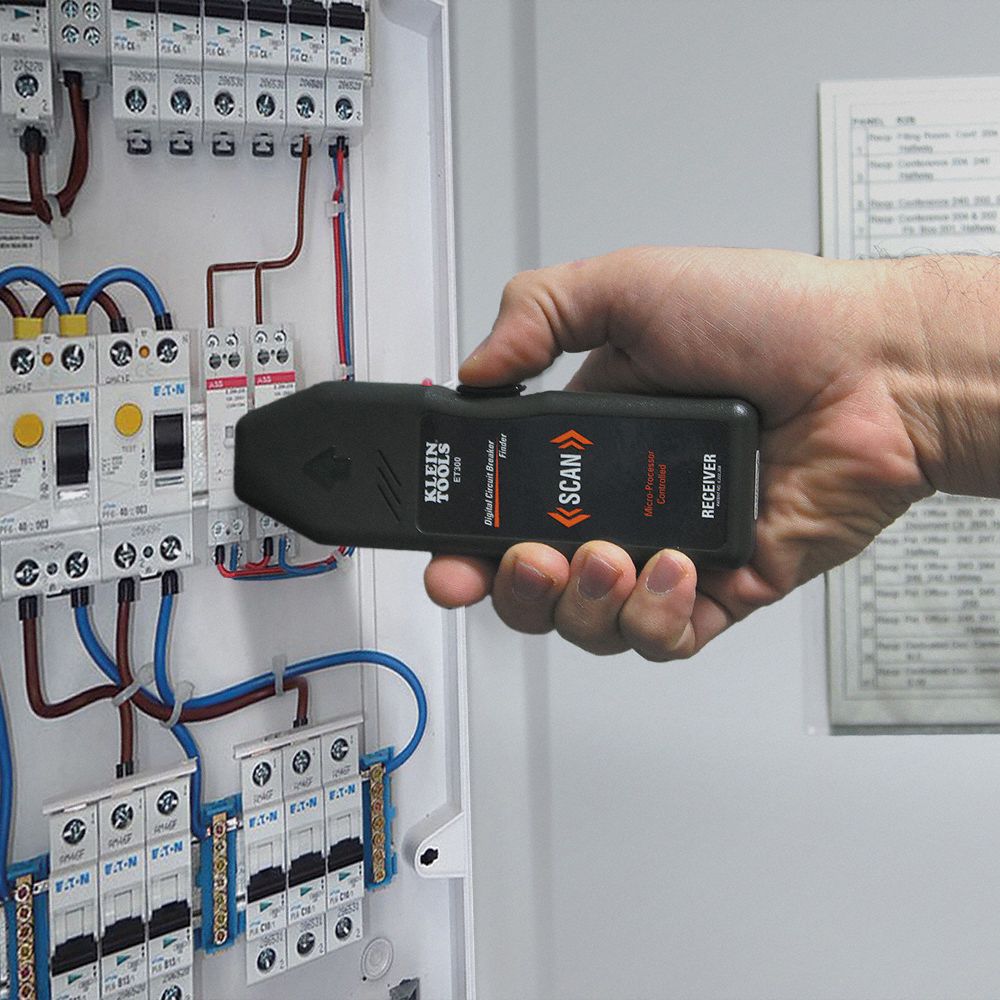 KLEIN TOOLS Digital Circuit Breaker Finder - 40Z305|ET300 - Grainger