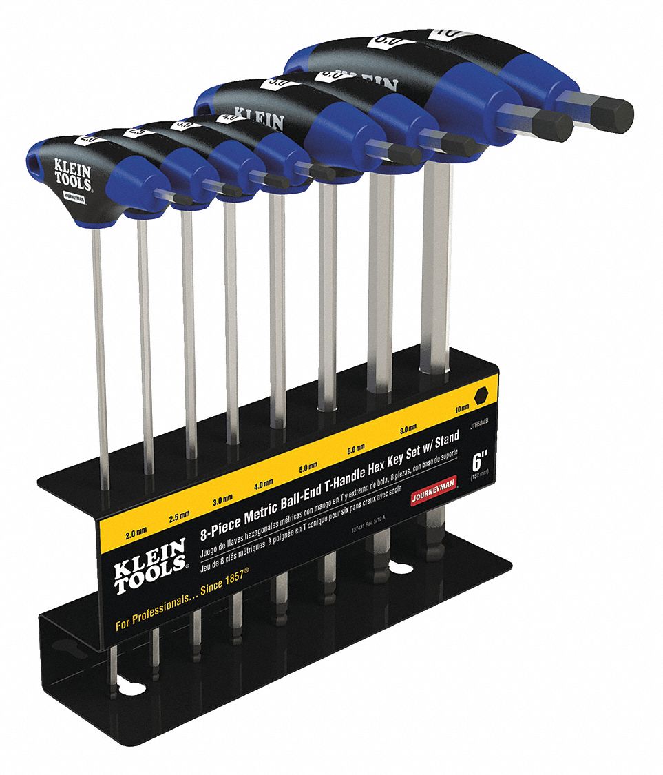 T POIGNEE BALL HEX KEY METRIC SET