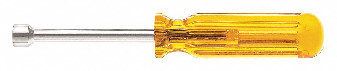 1/2 IN HOLLOW-SHANK NUT DRIVER, 3 IN SHANK