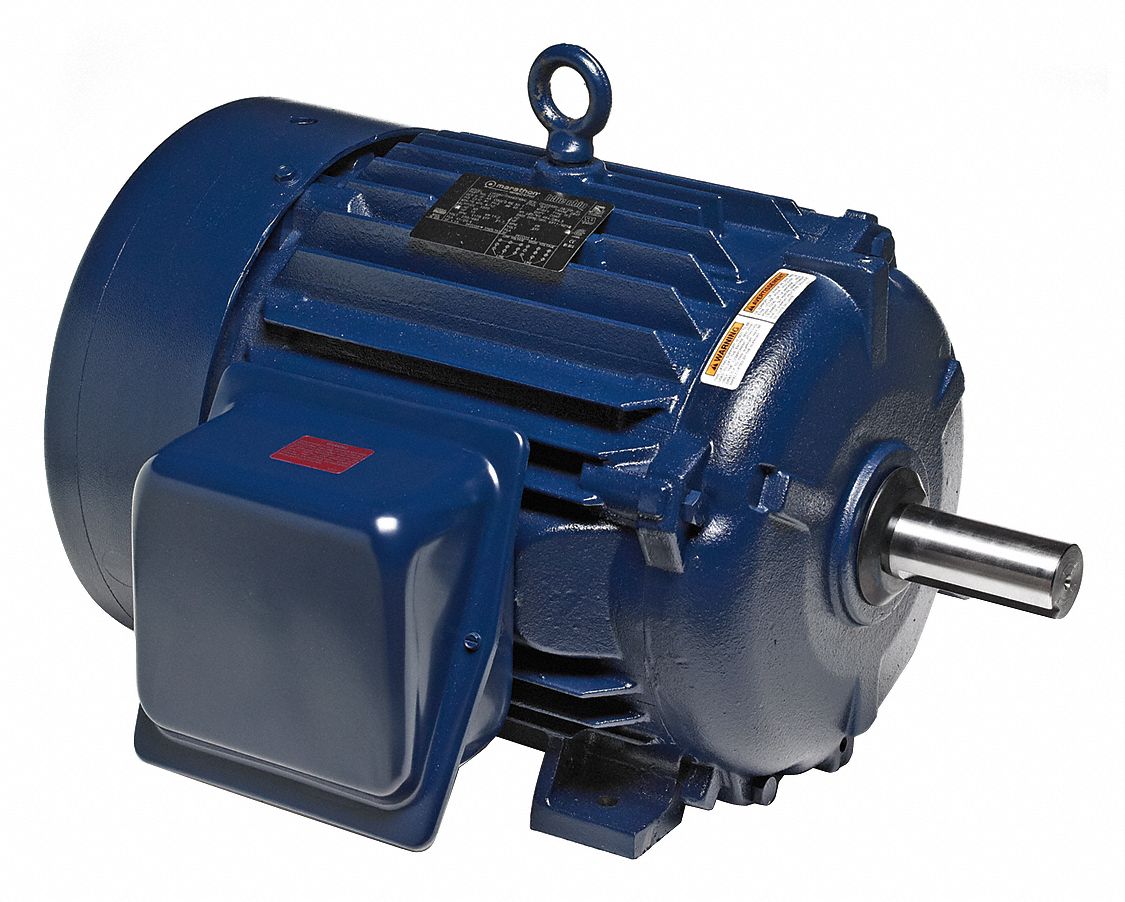 General Purpose Motor,  10 HP,  3-Phase,  Nameplate RPM 1765,  Voltage 230/460,  215T Frame,  CW/CCW