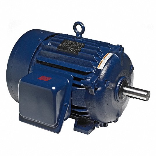 General Purpose Motor,  10 HP,  3-Phase,  Nameplate RPM 1765,  Voltage 230/460,  215T Frame,  CW/CCW