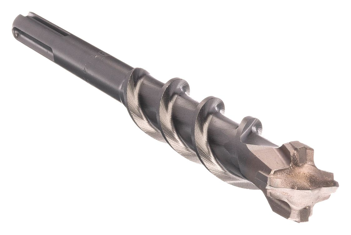 ROTARY HAMMER DRILL BIT, 1⅛ IN BIT SIZE, 8 IN MAX DRILLING DEPTH, 13 IN L, SDS MAX