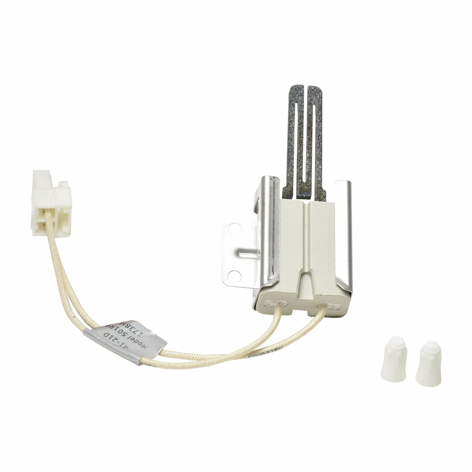 Hot Surface Igniter: OEM, Silicon Carbide, 7 in Lead Lg, 120V AC, Hardwired, Flat Tip