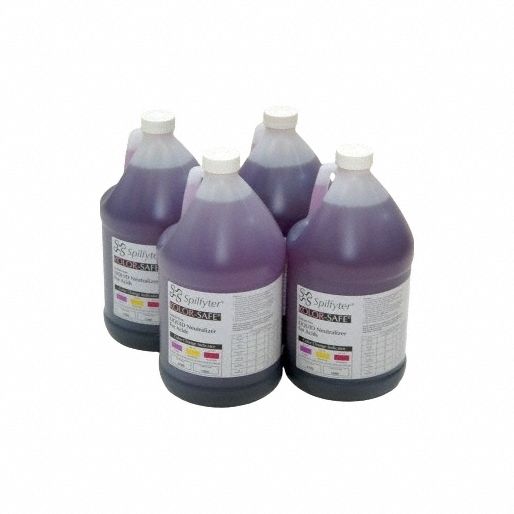 Liquid Neutralizer: Liquid, 1 gal Box, Purple, 4 PK
