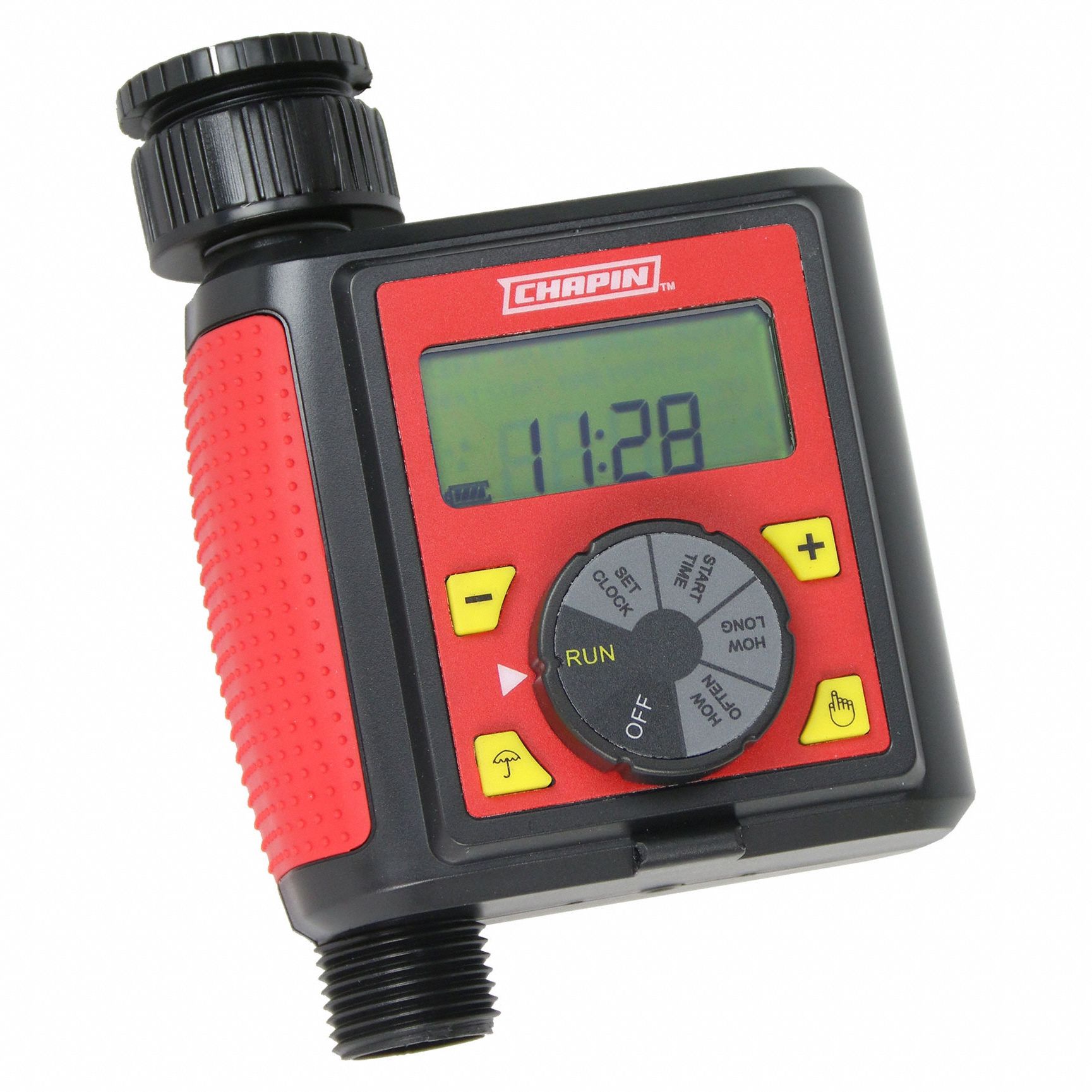 Digital Single Zone Water Timer: Hose End Timer, 1 to 7 Days, 8 in Ht, RoHS Compliant