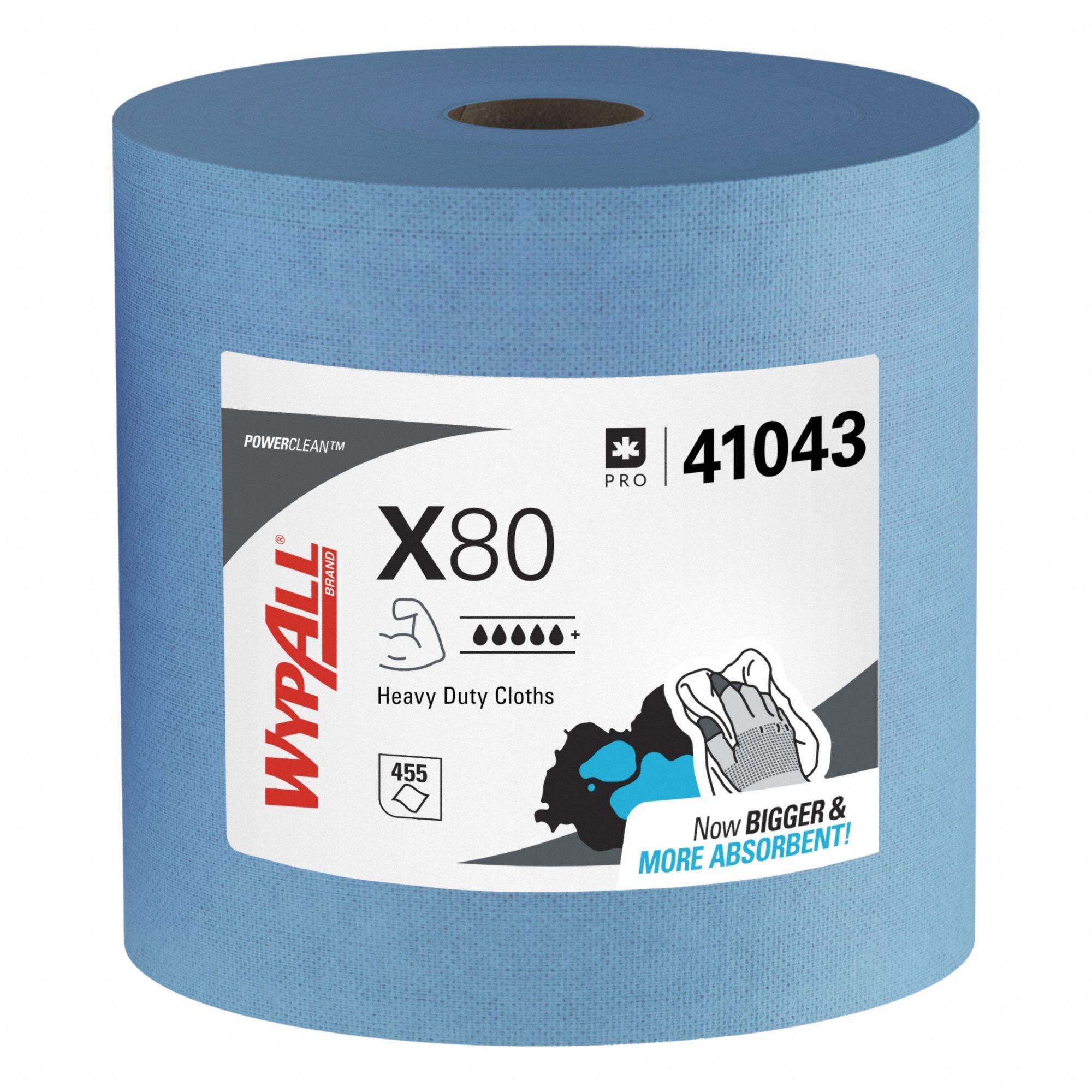 CHIFFON X80 ROULEAU GEANT BLEU 475/RL