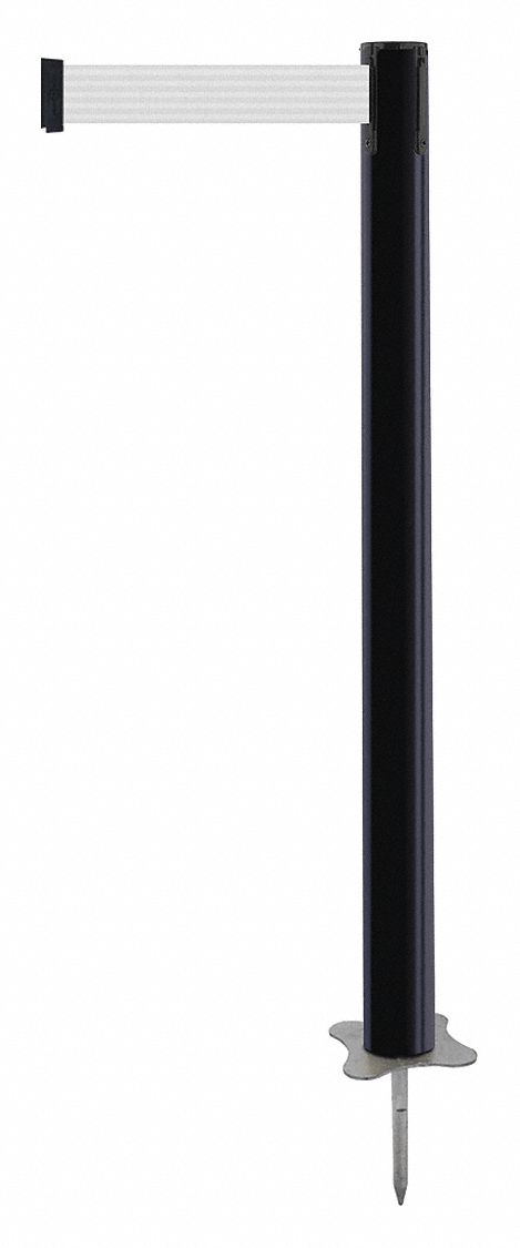 Spike Post, Black Post, 43" H