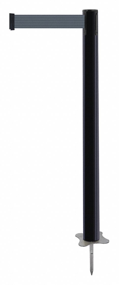Spike Post, Black Post, 43" H