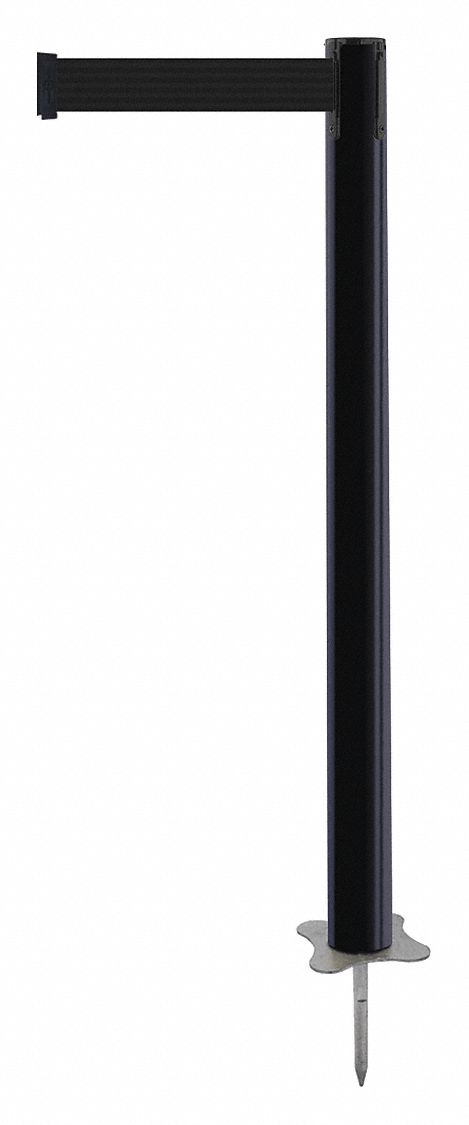 Spike Post, Black Post, 43" H