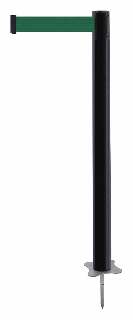 Spike Post, Black Post, 43" H
