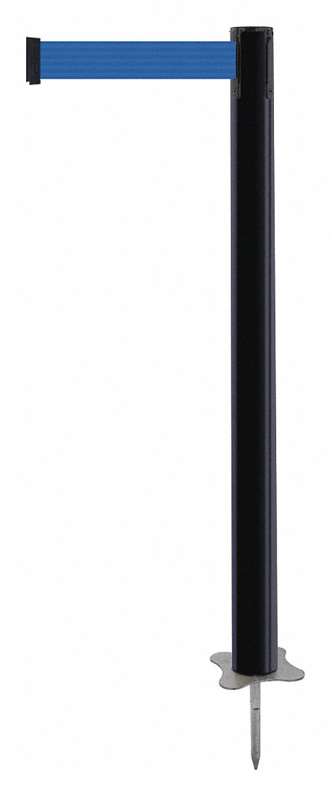 Spike Post, Black Post, 43" H