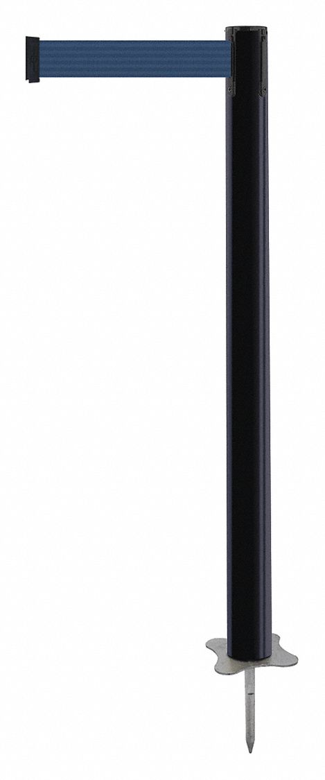 Spike Post, Black Post, 43" H