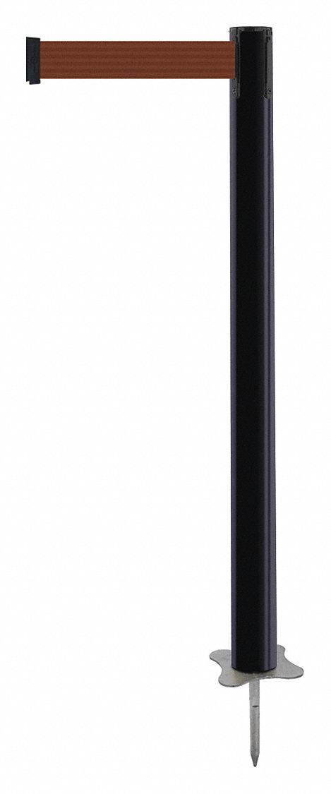 Spike Post, Black Post, 43" H