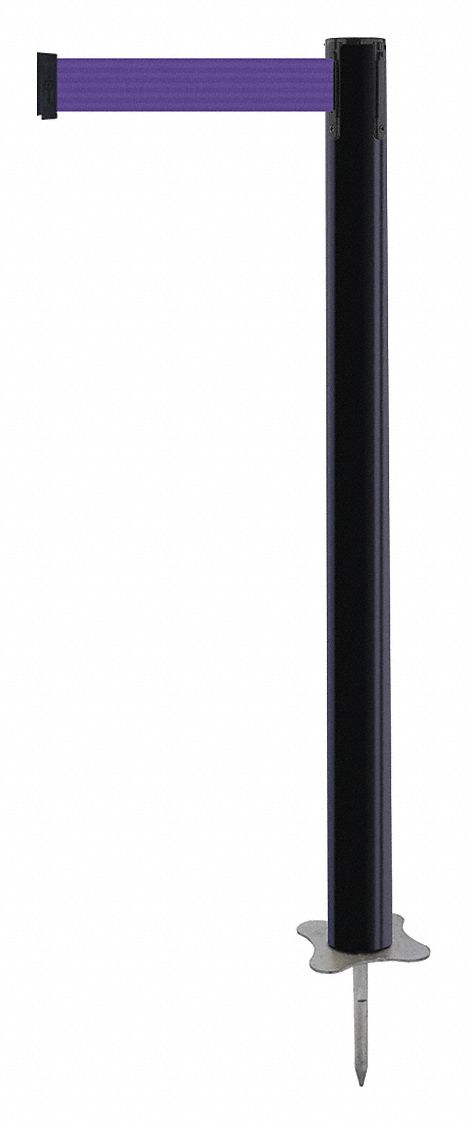 Spike Post, Black Post, 43" H