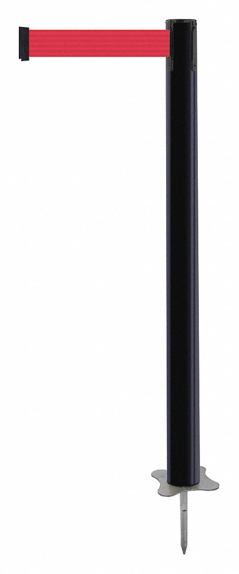 Spike Post, Black Post, 43" H
