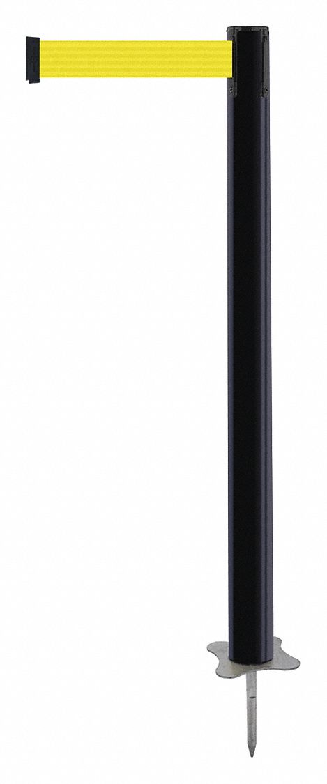 Spike Post, Black Post, 43" H