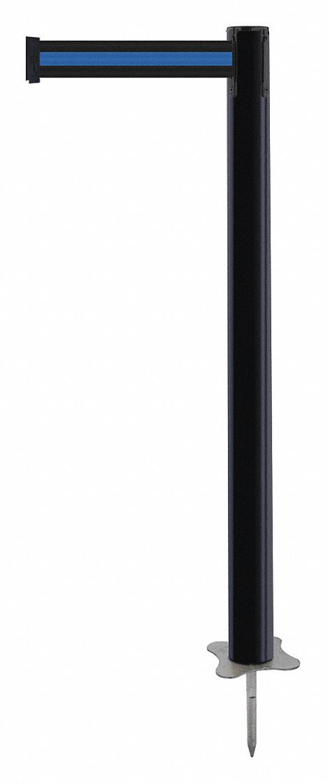 Spike Post, Black Post, 43" H