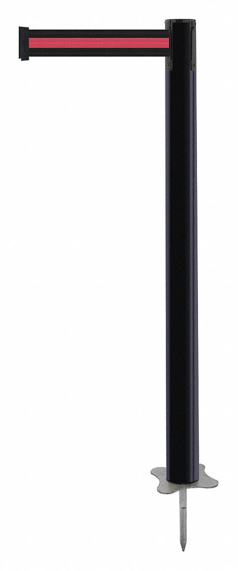 Spike Post, Black Post, 43" H