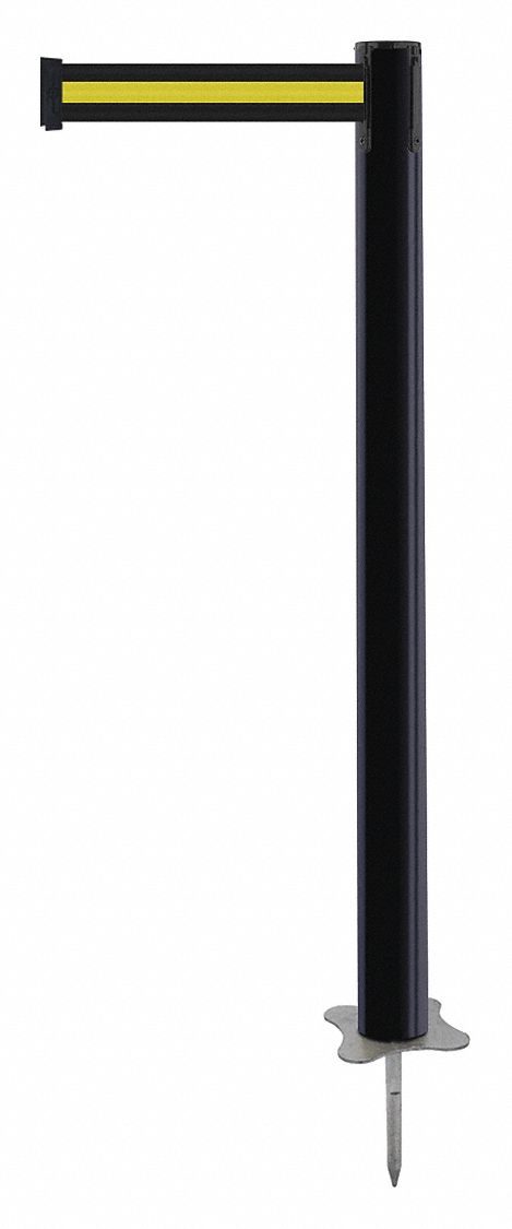 Spike Post, Black Post, 43" H