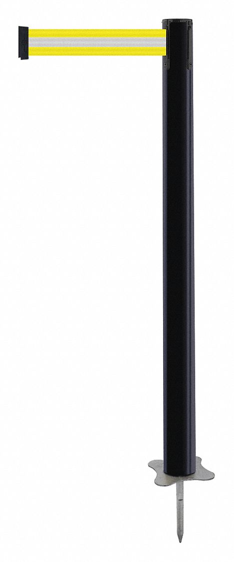 Spike Post, Black Post, 43" H