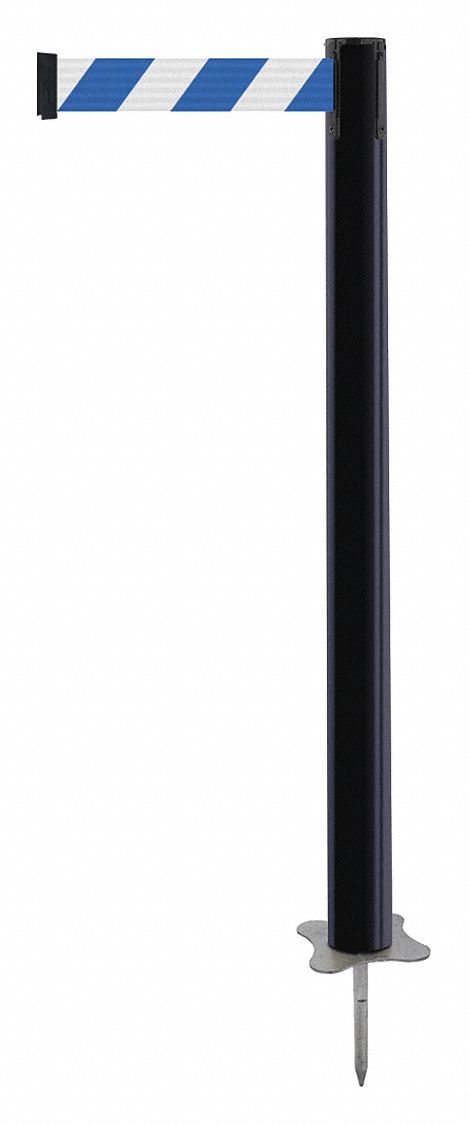 Spike Post, Black Post, 43" H
