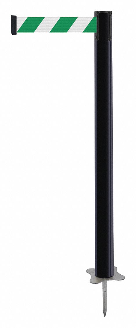 Spike Post, Black Post, 43" H