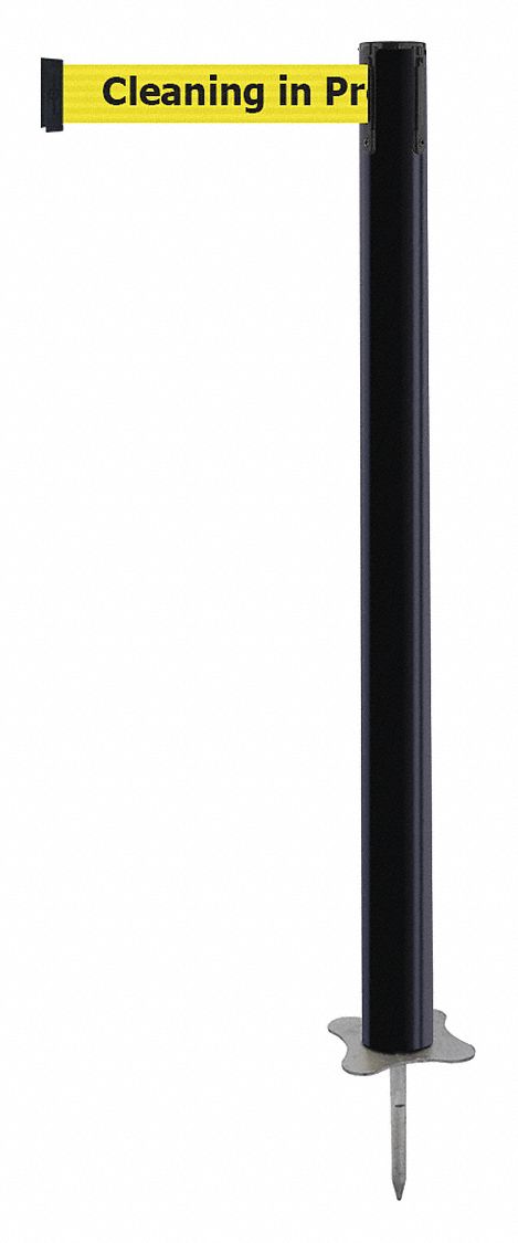 Spike Post, Black Post, 43" H