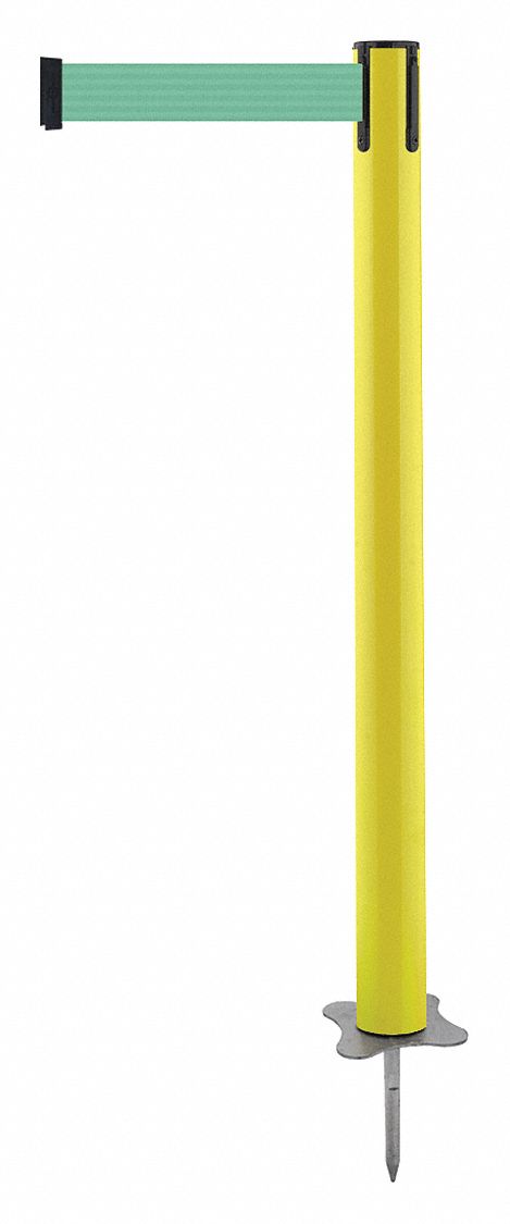 Spike Post, Yellow Post, 43" H