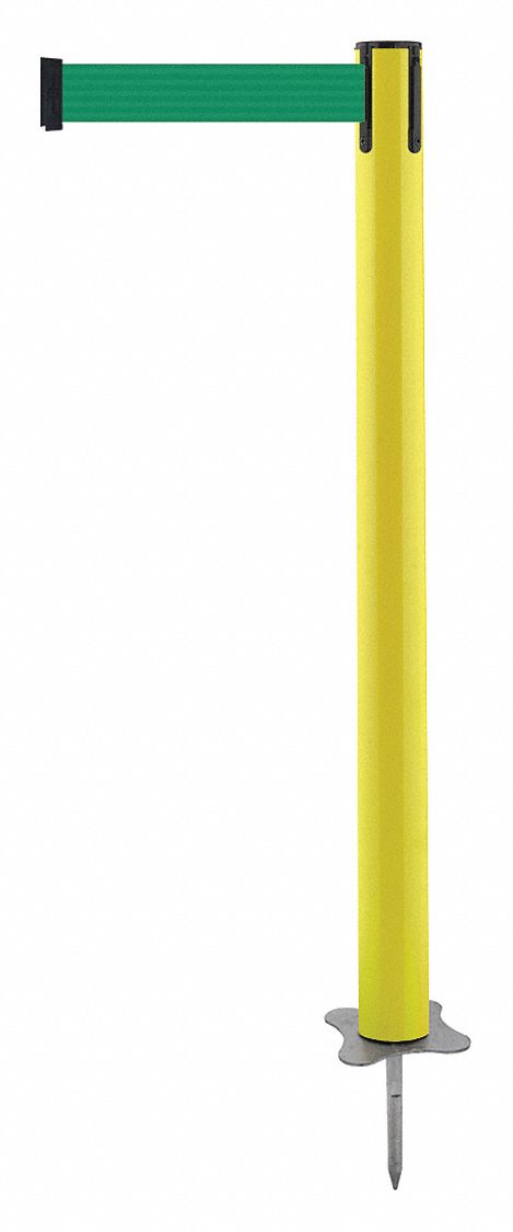 Spike Post, Yellow Post, 43" H
