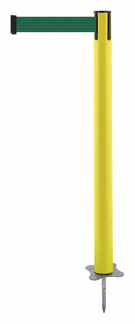 Spike Post, Yellow Post, 43" H