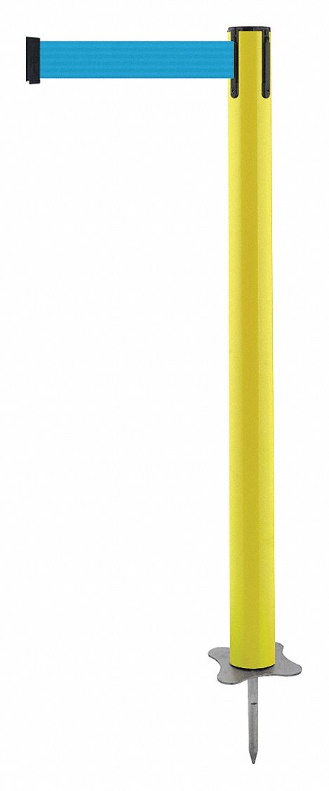 Spike Post, Yellow Post, 43" H