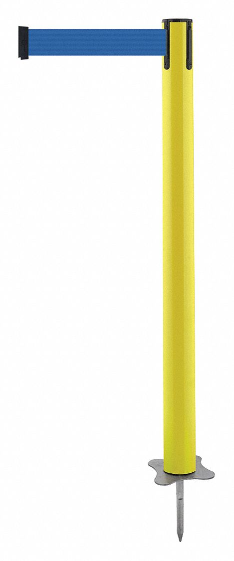 Spike Post, Yellow Post, 43" H