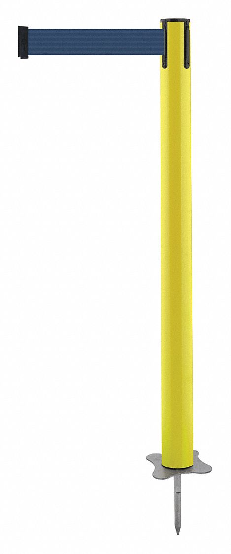 Spike Post, Yellow Post, 43" H