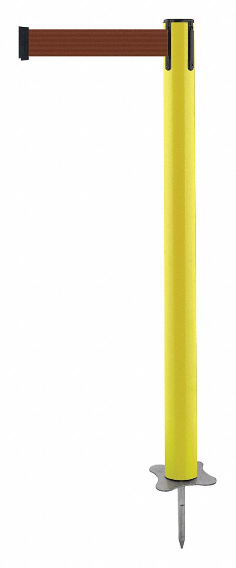 Spike Post, Yellow Post, 43" H