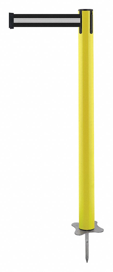 Spike Post, Yellow Post, 43" H