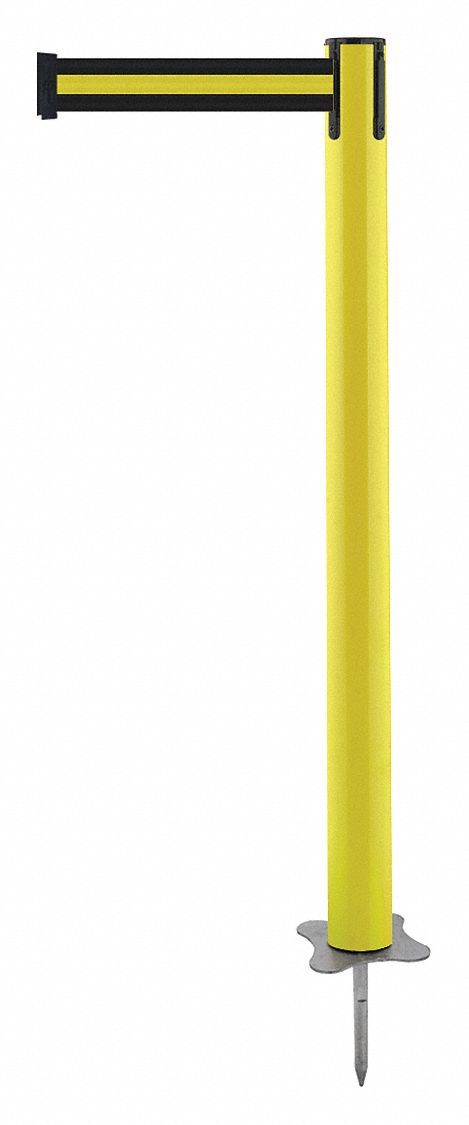 Spike Post, Yellow Post, 43" H